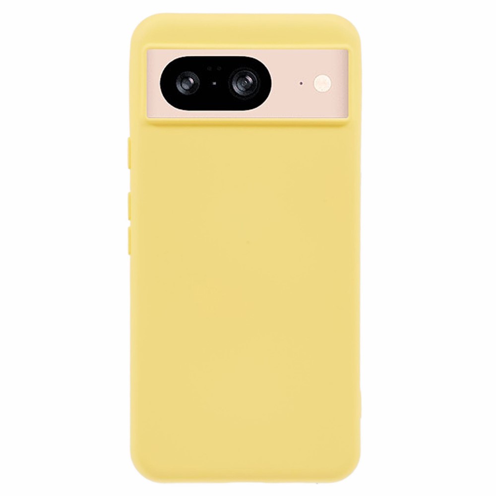 Google Pixel 8 Fodral 2,0 mm flexibelt telefonskydd Arc Edge - Gul