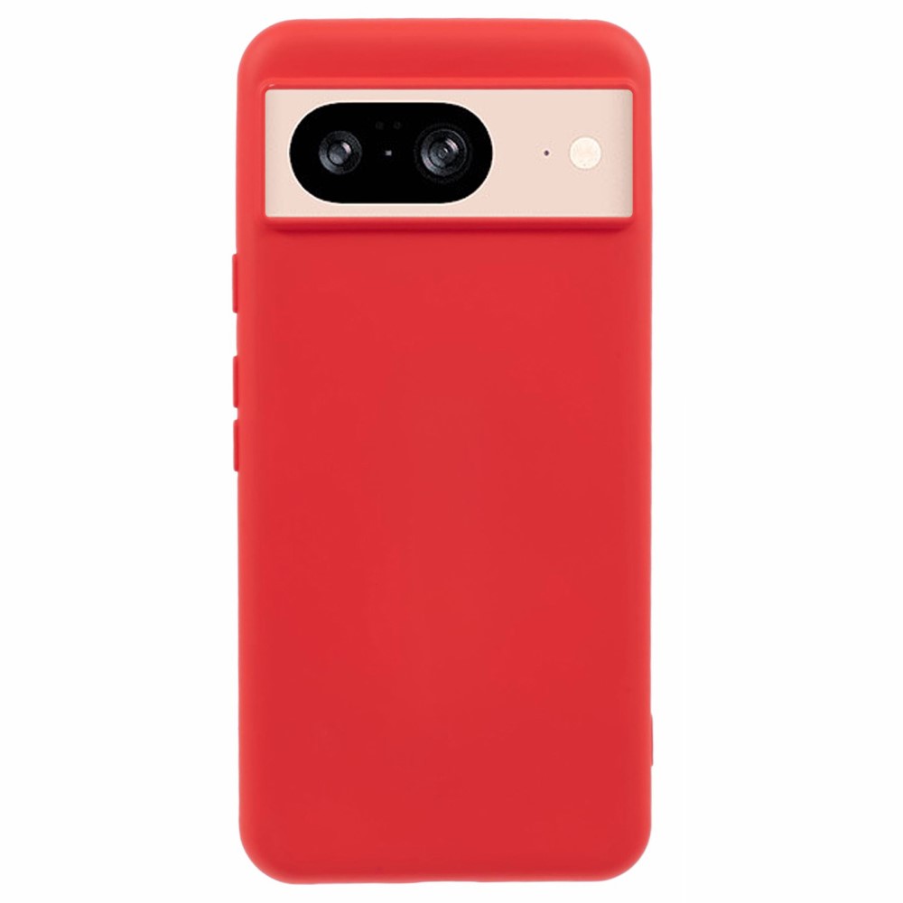 Google Pixel 8 Fodral 2,0 mm flexibelt telefonskydd Arc Edge - Röd