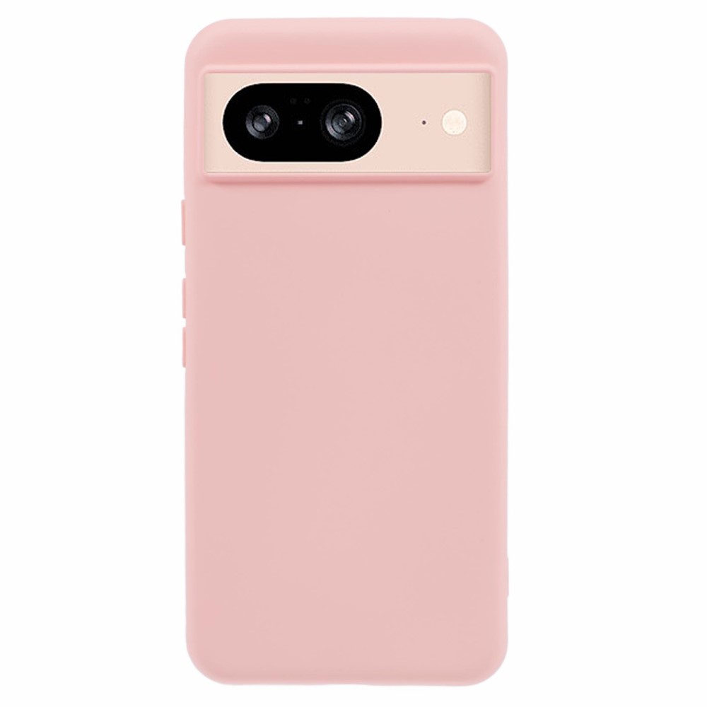 Google Pixel 8 Fodral 2,0 mm flexibelt telefonskydd Arc Edge - Rosa