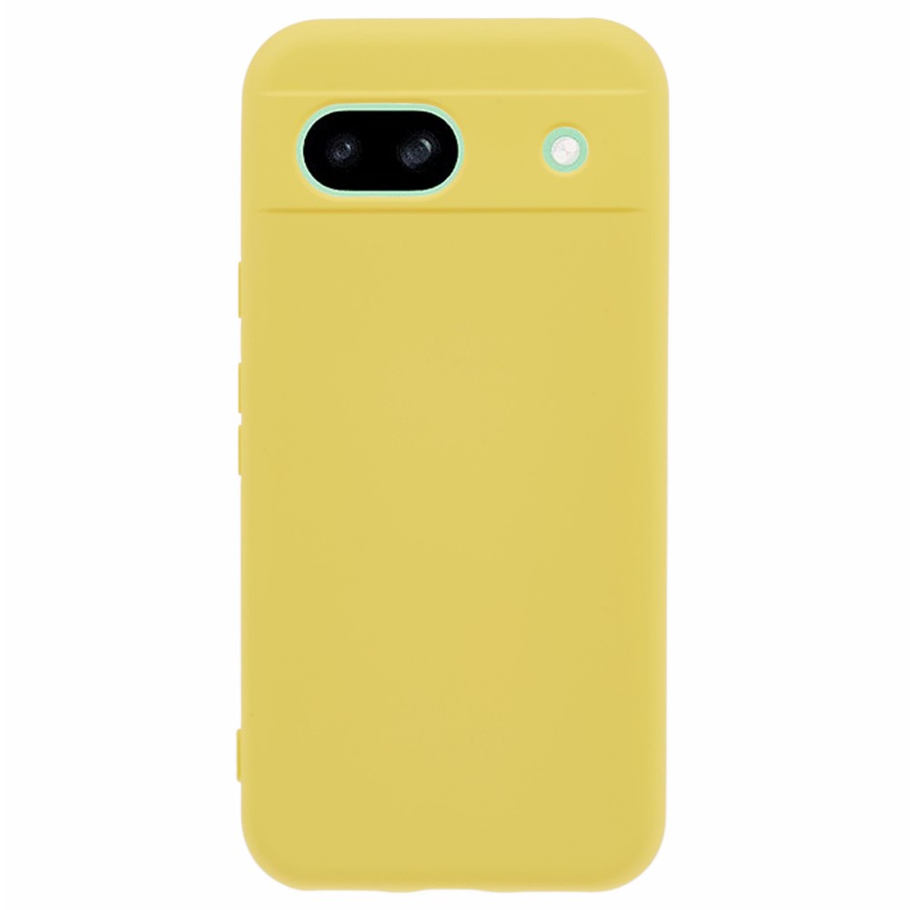 Google Pixel 8a-fodral Arc Edge 2,0 mm silkeslen, mjuk touch, flexibelt mobilskal - Gul
