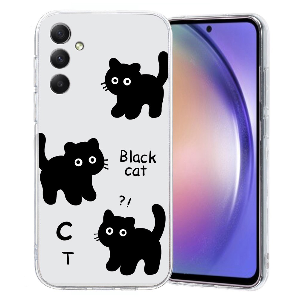 Imagine Samsung Galaxy A14 skal - Svart Katt