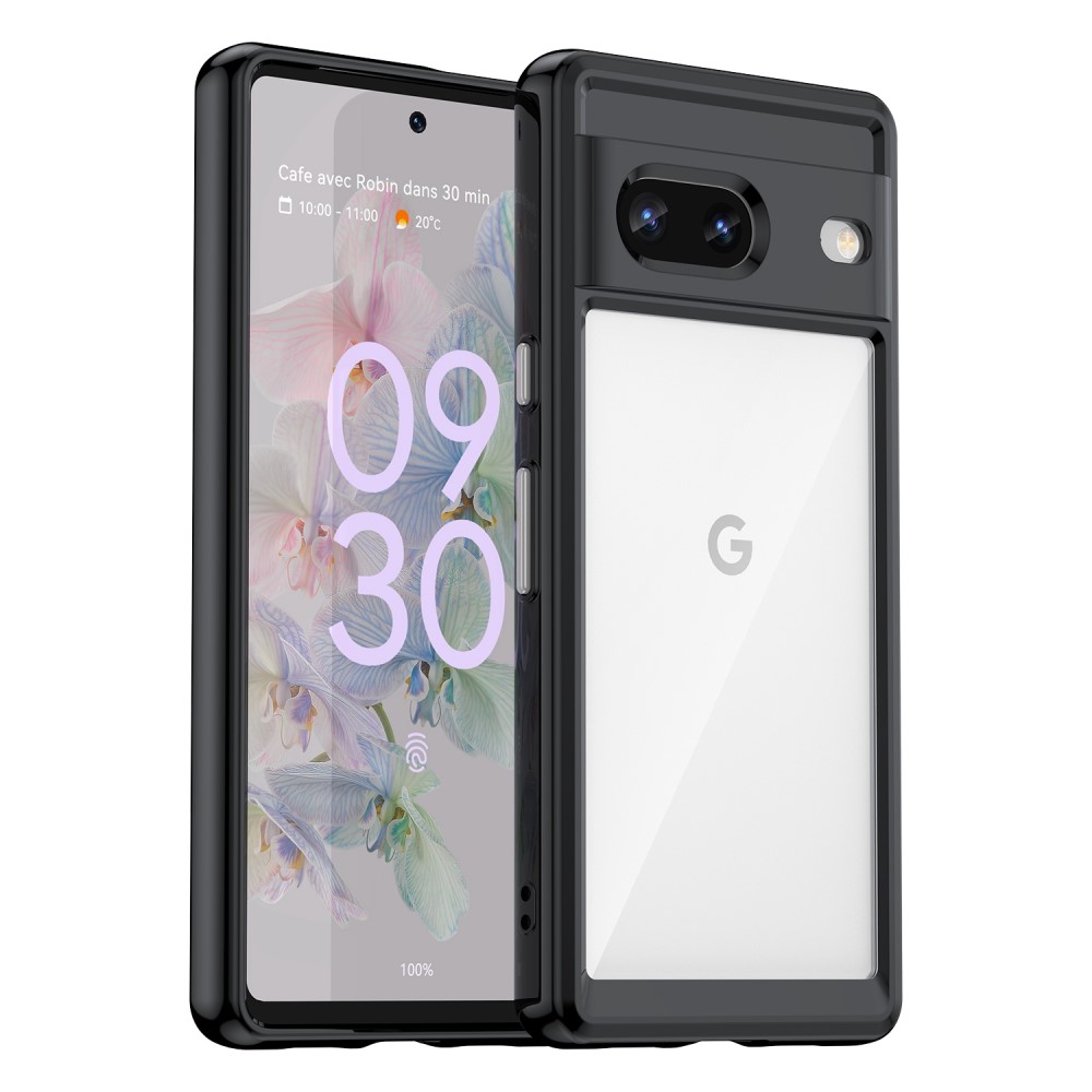 Google Pixel 7 smart telefonskal i akryl - Svart