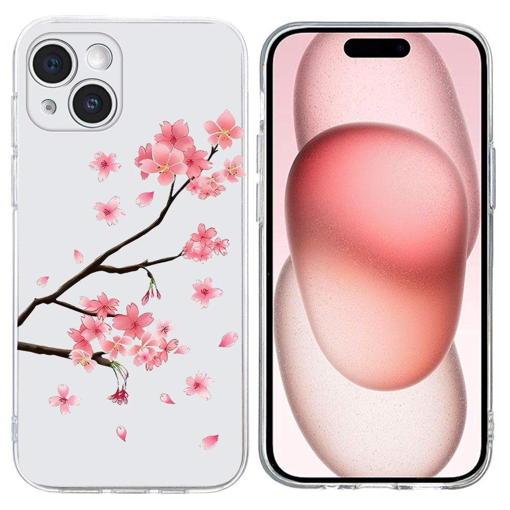 Vibe iPhone 15 Plus skal - Plommonblomma