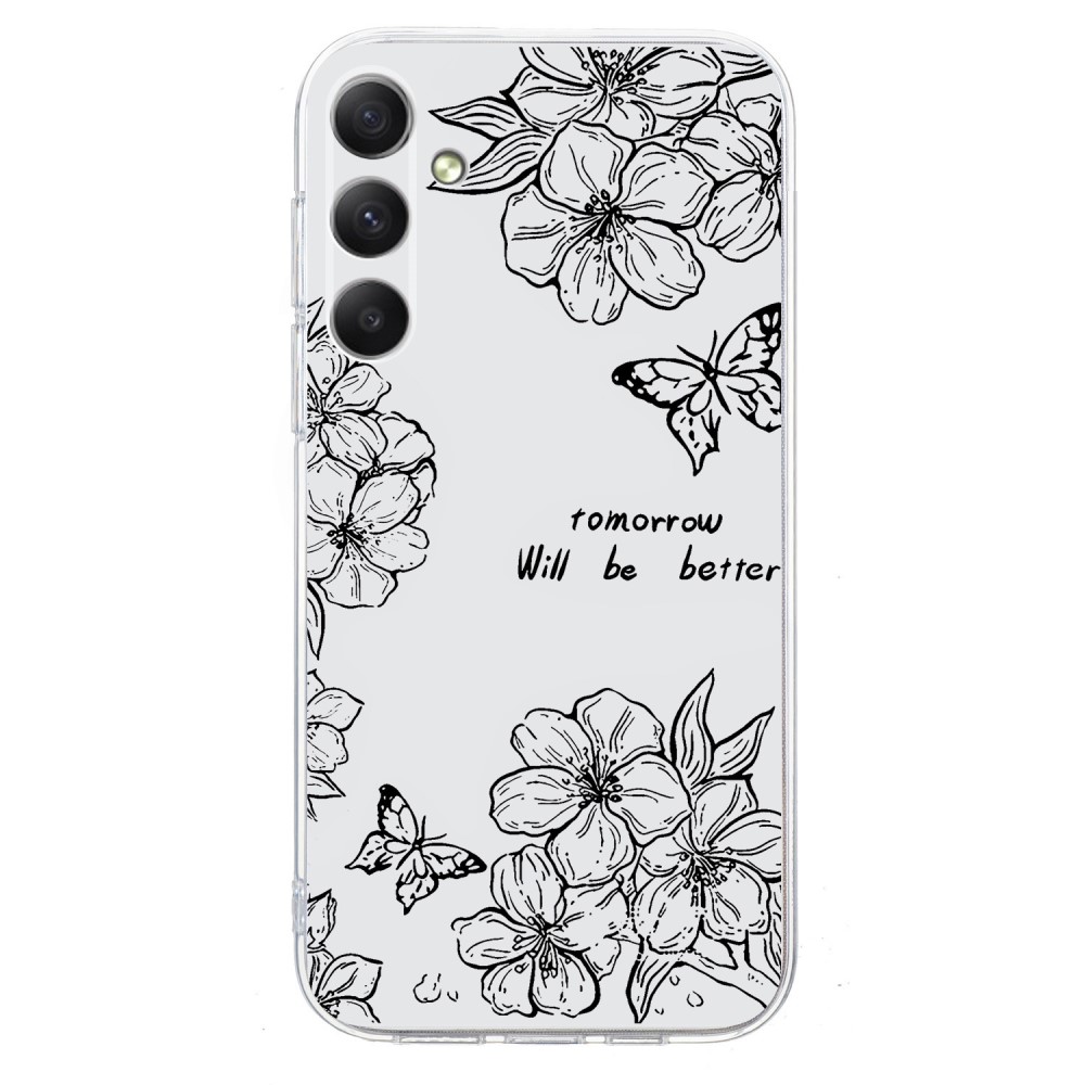 Vibe Samsung Galaxy A34 5G skal - Fjärilsblomma