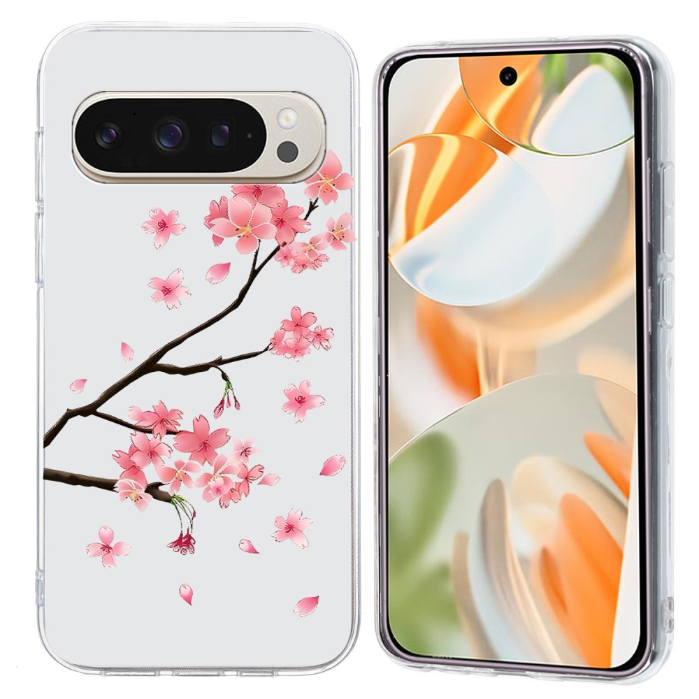 Vibe Google Pixel 9 / Google Pixel 9 Pro skal - Plommonblomma