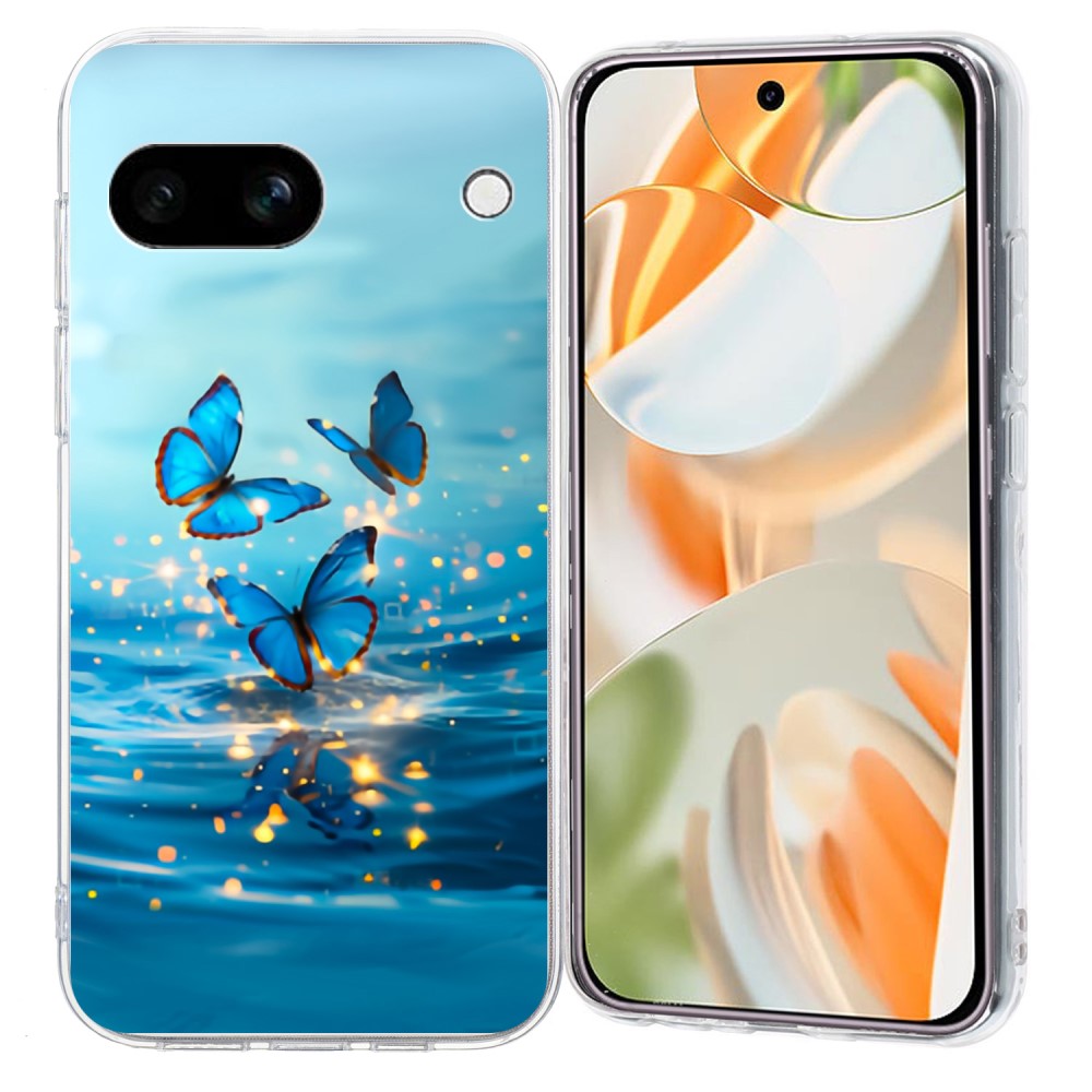 Vibe Google Pixel 9a skal - Blå Fjäril