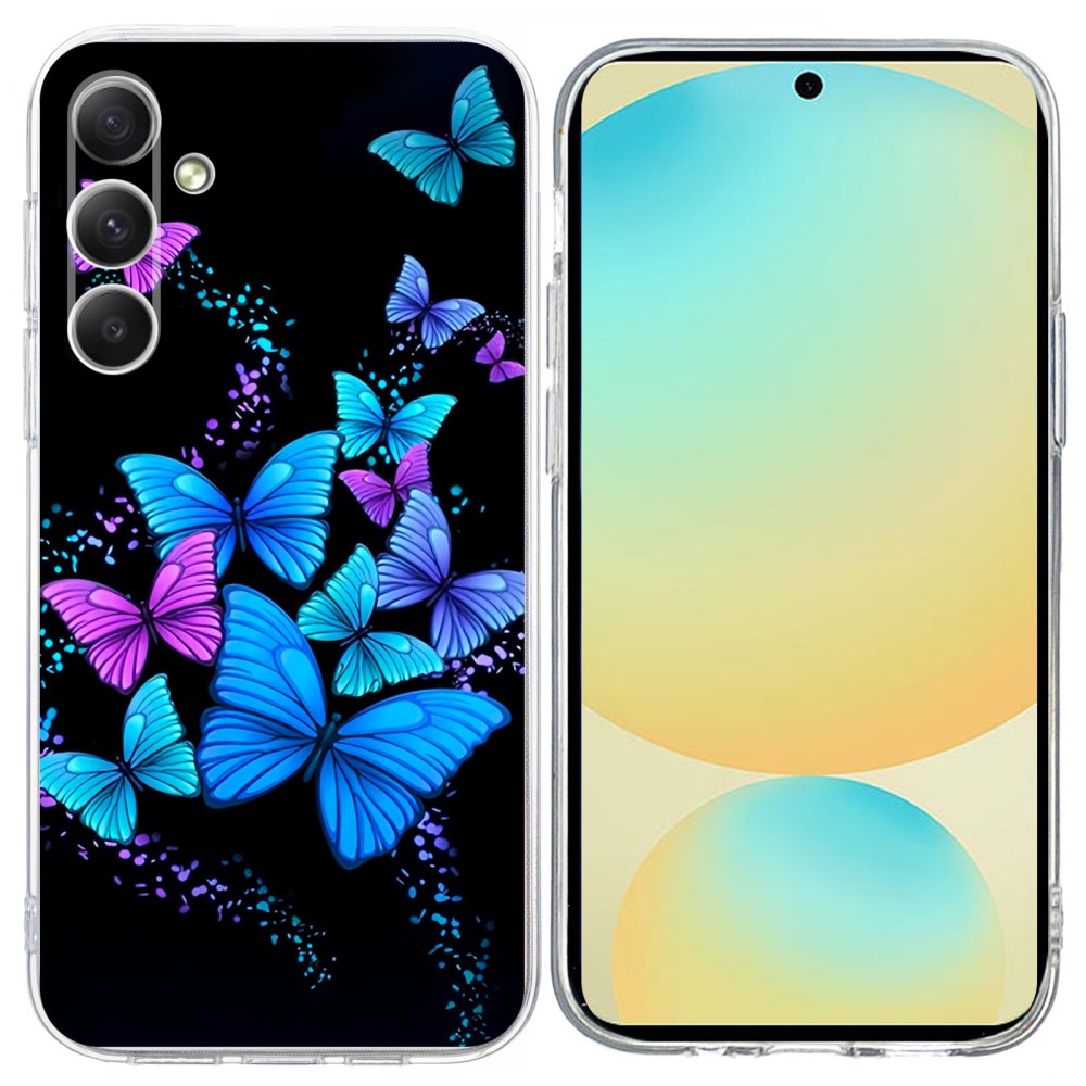 Vibe Samsung Galaxy S25 FE skal - Färgglada Fjärilar