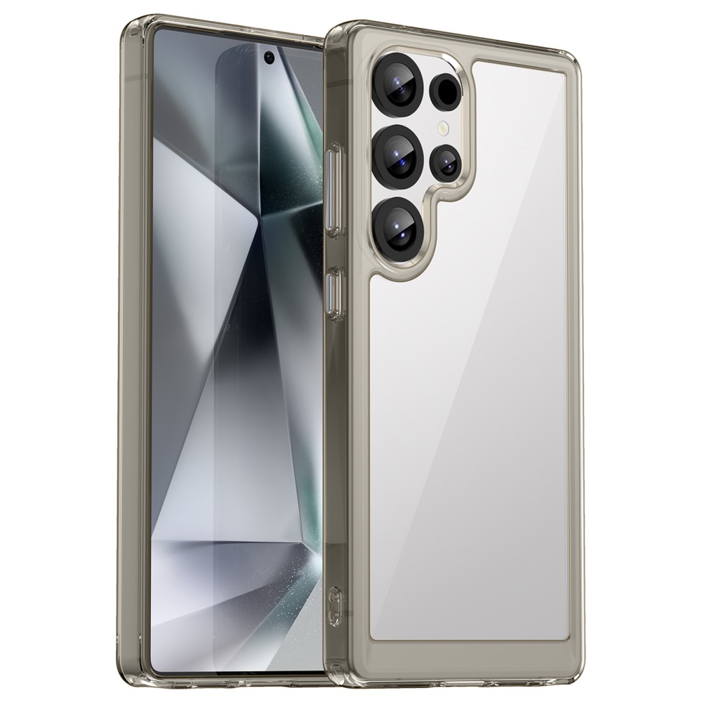 Samsung Galaxy S25 Ultra smart telefonskal i akryl - Transparent Grå