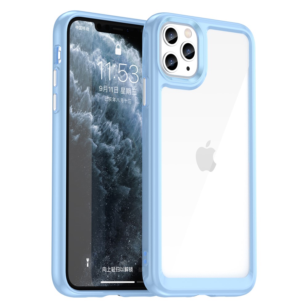 iPhone 11 Pro Max smart telefonskal i akryl - Blå