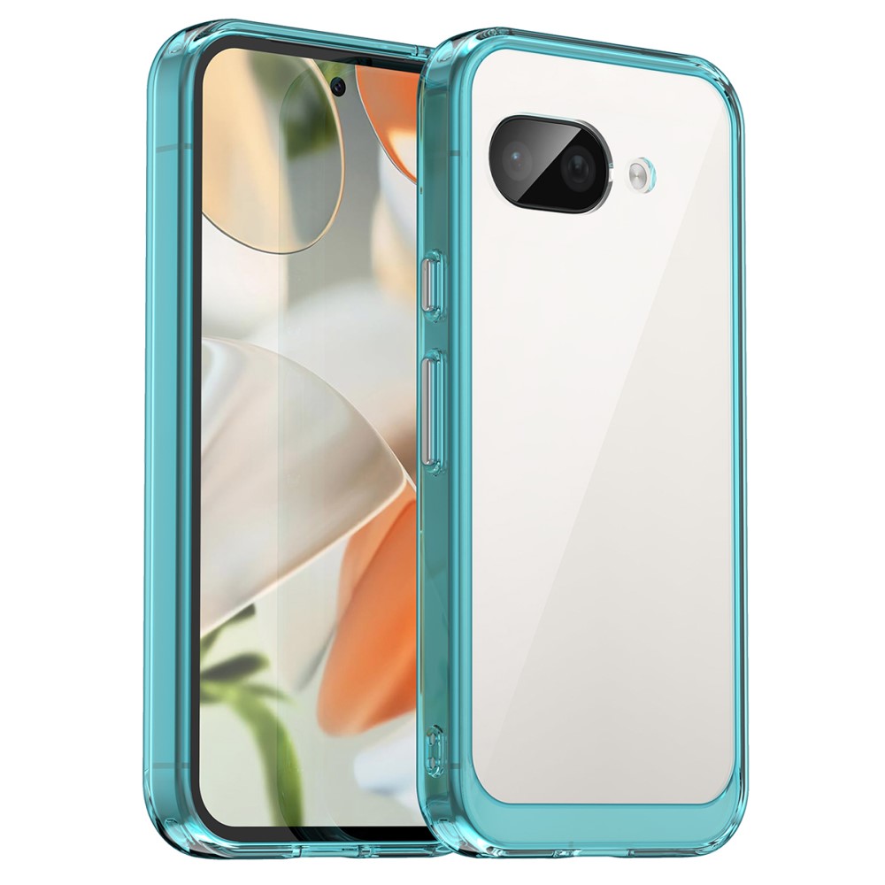 Google Pixel 9a smart telefonskal i akryl - Transparent Blå