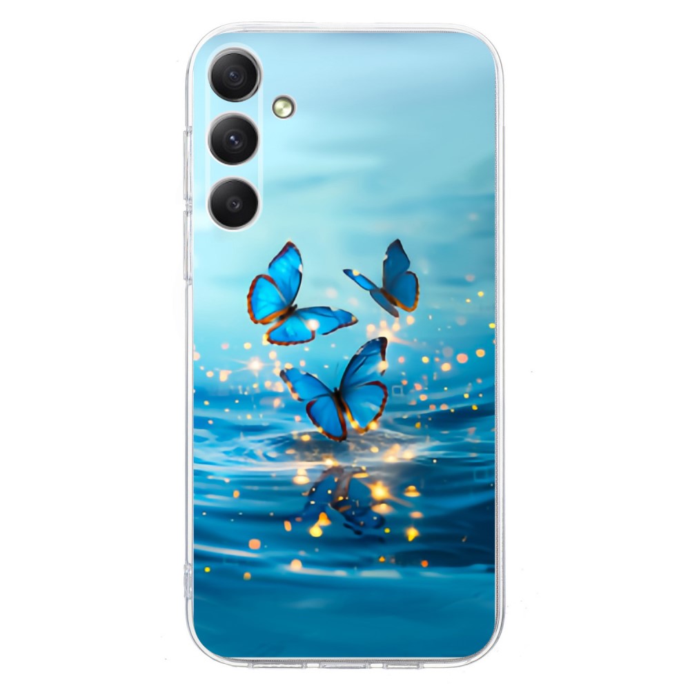 Vibe Samsung Galaxy A26 skal - Blå Fjäril