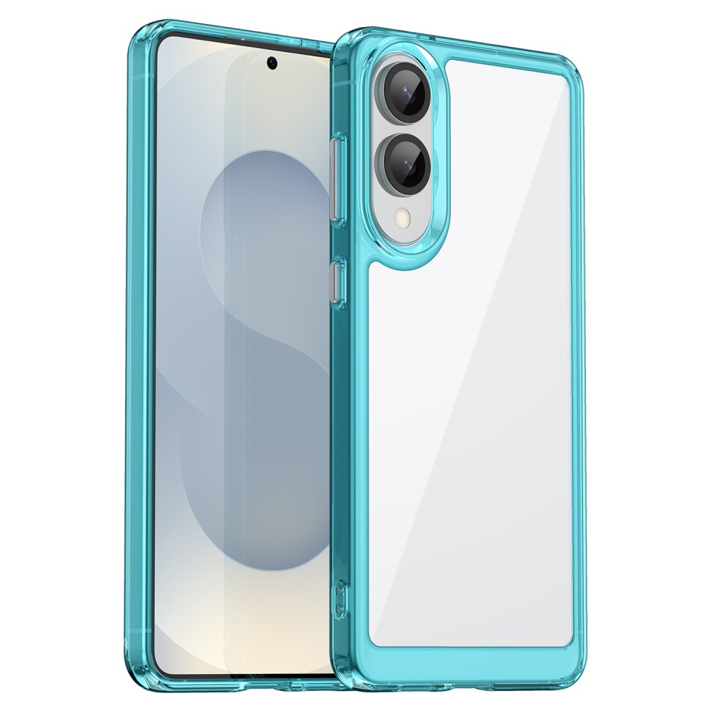 Samsung Galaxy S25 Edge smart telefonskal i akryl - Transparent Blå