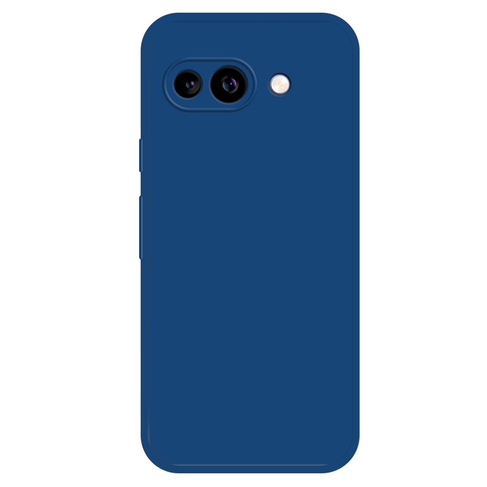 Google Pixel 9a Flexibelt fodral Telefonskal med rakt kantskydd - Safir
