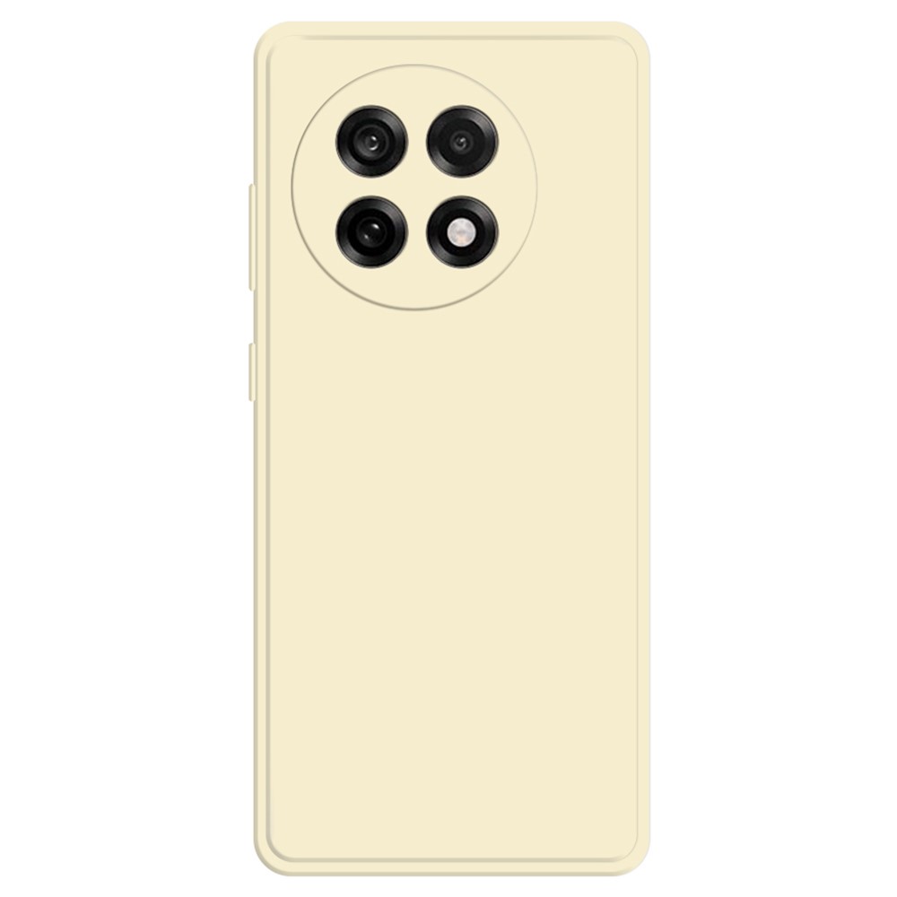 OnePlus 13R 5G flexibelt fodral med rak kantskydd Telefonskydd - Beige