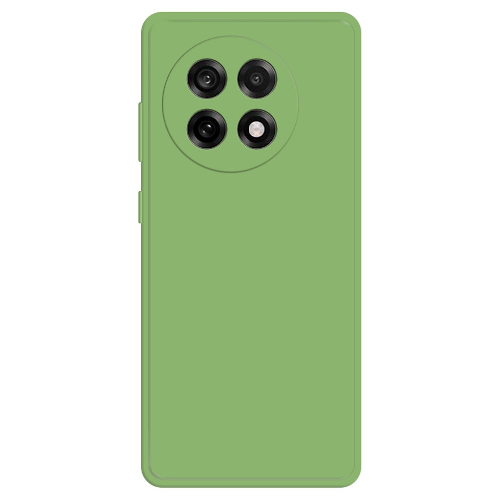 OnePlus 13R 5G flexibelt fodral med rak kantskydd Telefonskydd - Matcha Grön