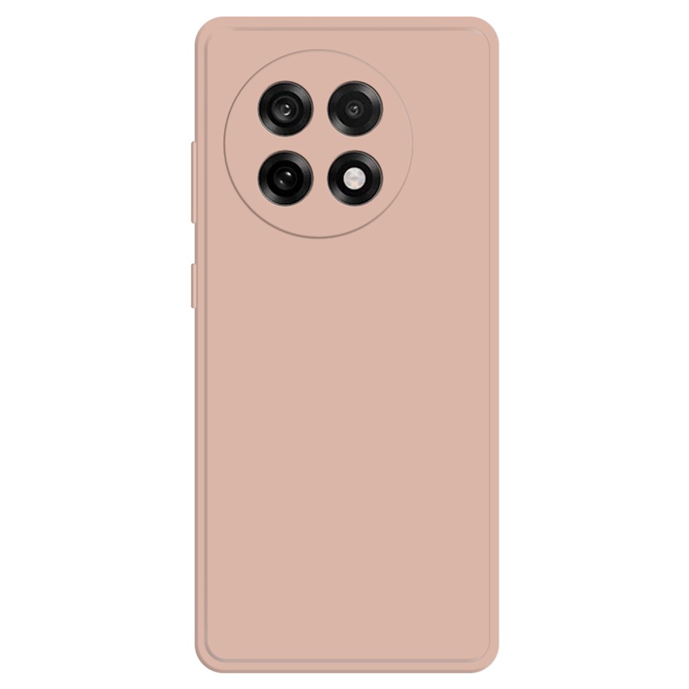 OnePlus 13R 5G flexibelt fodral med rak kantskydd Telefonskydd - Rosa