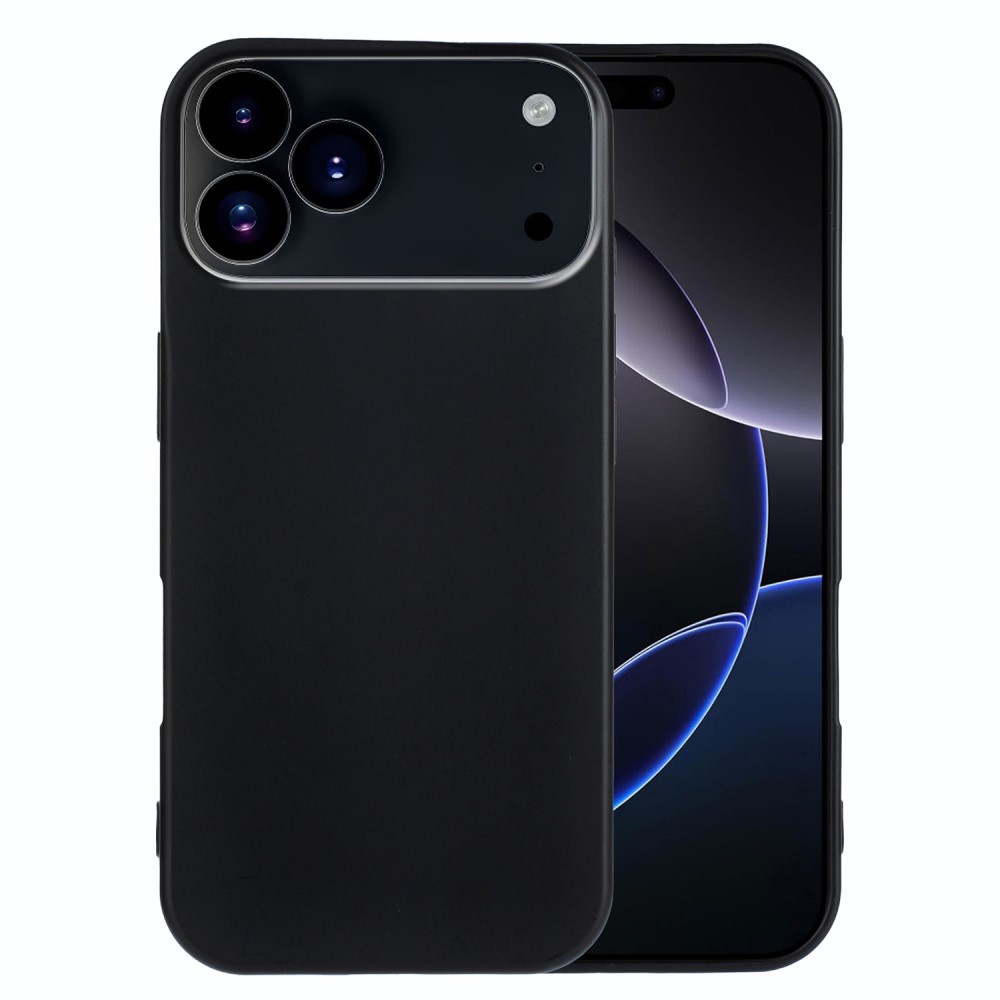 Mjukt och matt iPhone 17 Pro skal - Svart