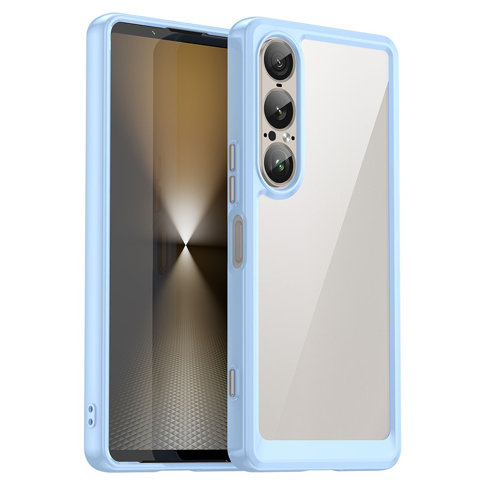 Sony Xperia 1 VII smart telefonskal i akryl - Blå