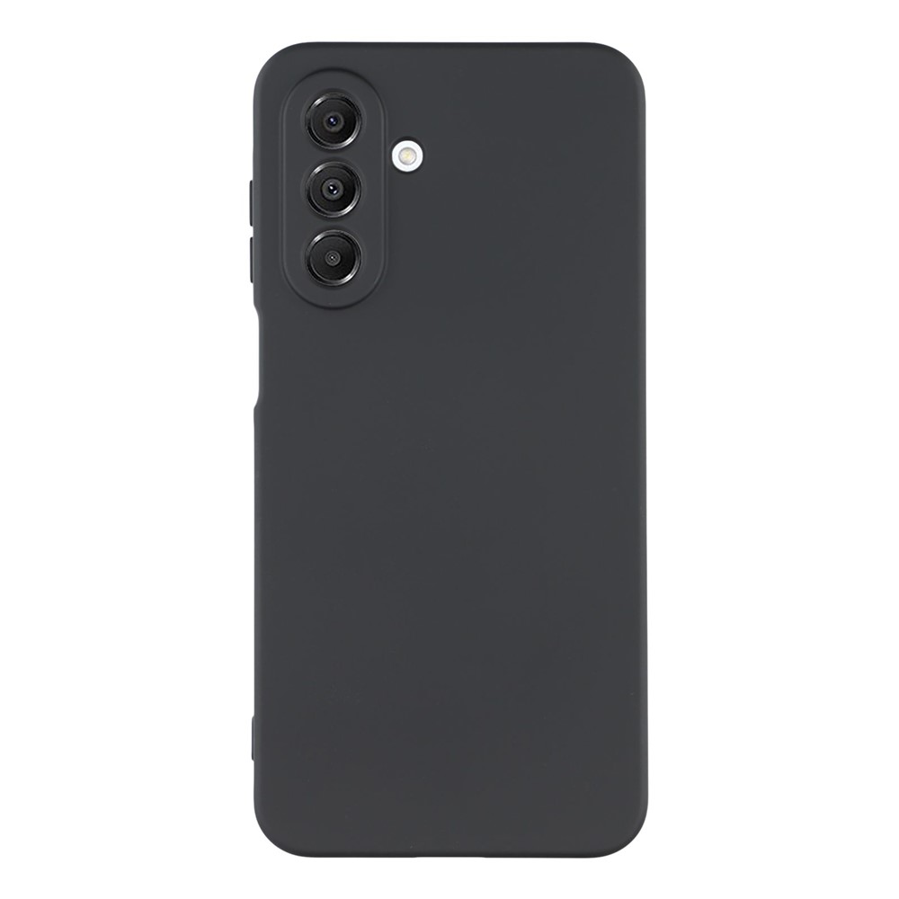 Mikrofiberfodrat Samsung Galaxy A17 skal i mjukt gummi - Svart