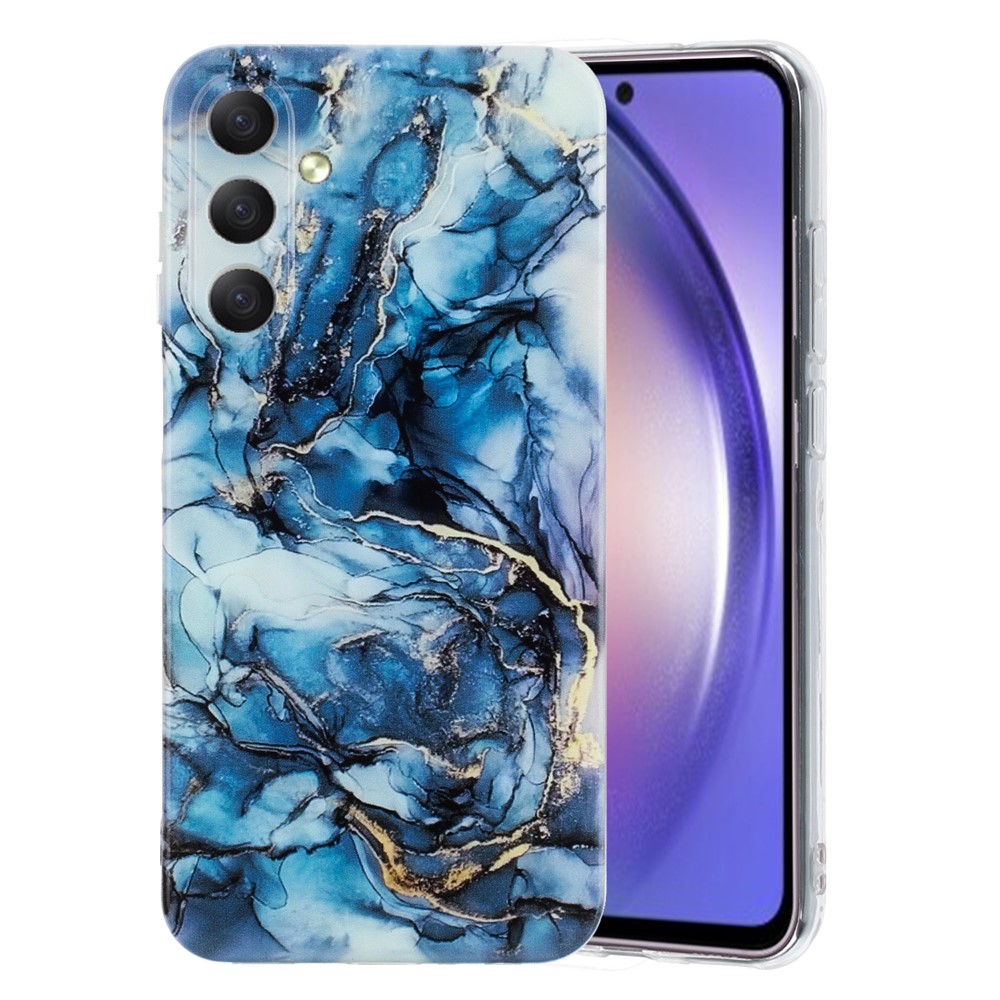 Marmormotiv Samsung Galaxy A17 skal - Grå