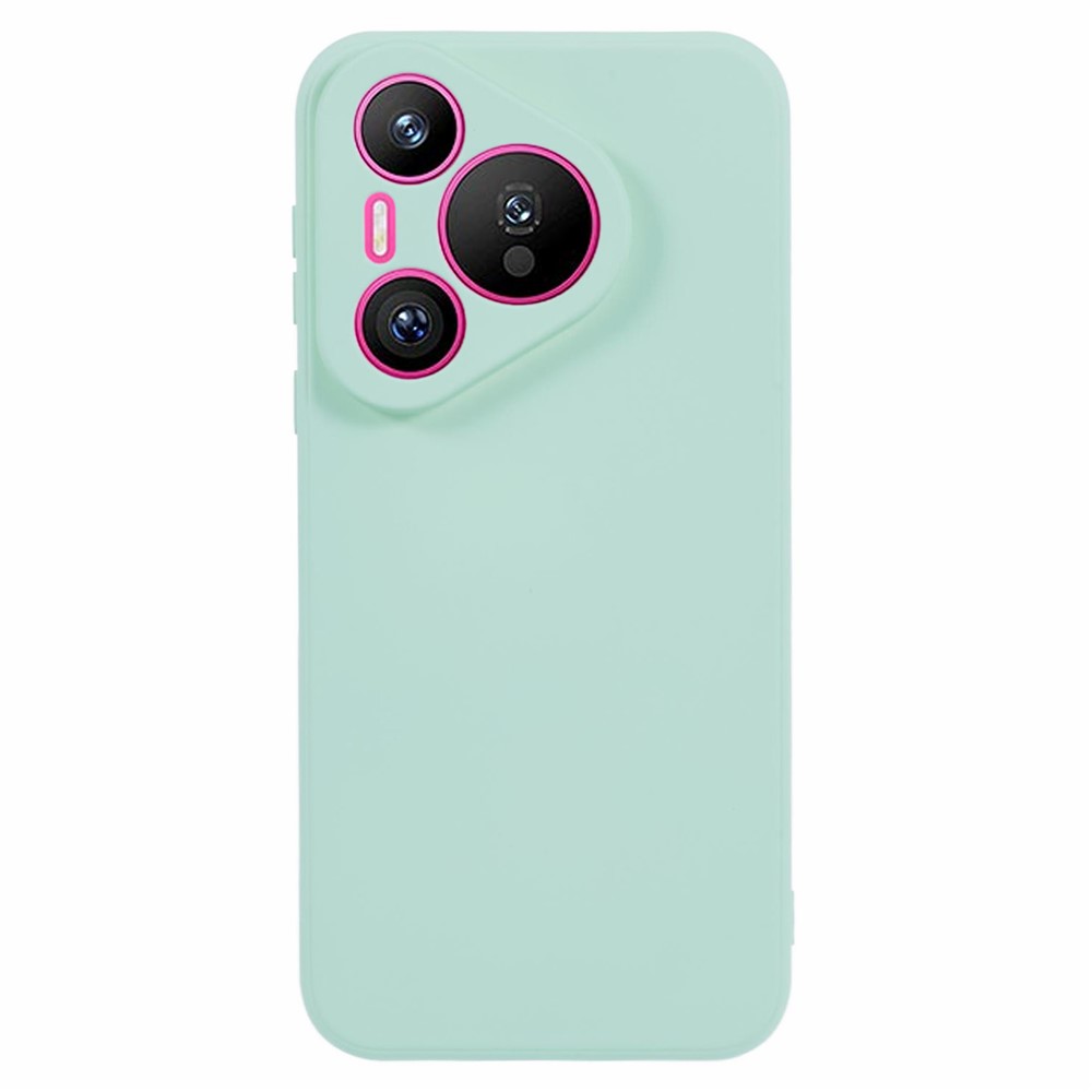 Mikrofiberfodrat Huawei Pura 80 skal i mjukt gummi - Baby Blå