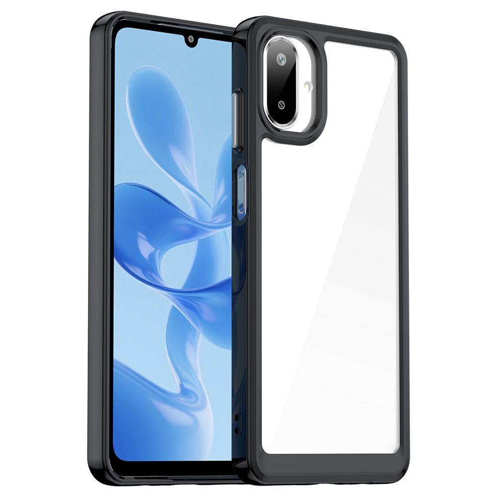Samsung Galaxy A07 smart telefonskal i akryl - Svart
