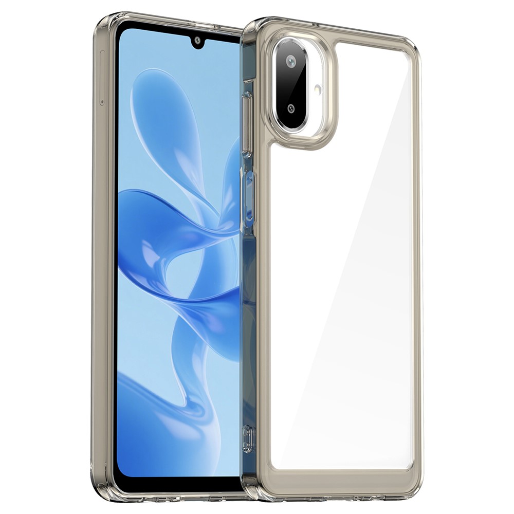 Samsung Galaxy A07 smart telefonskal i akryl - Transparent Grå