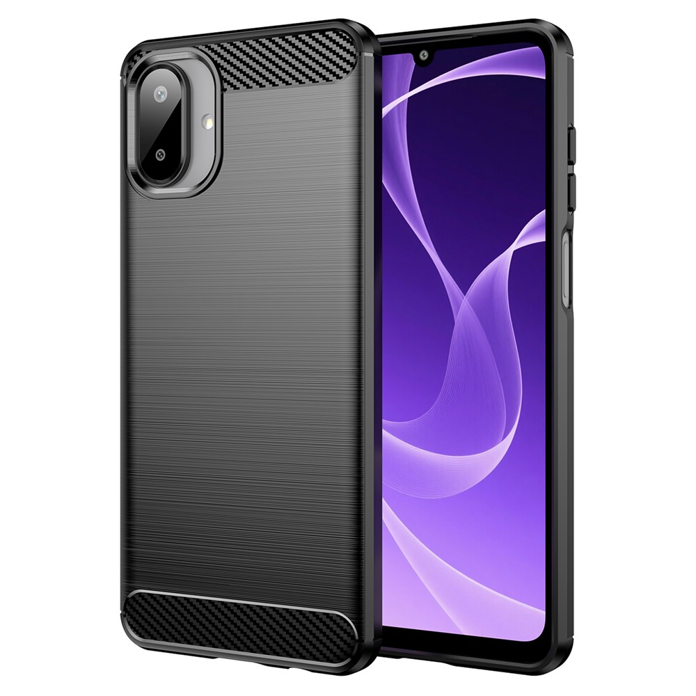 Carbon Flex Samsung Galaxy A07 skal - Svart