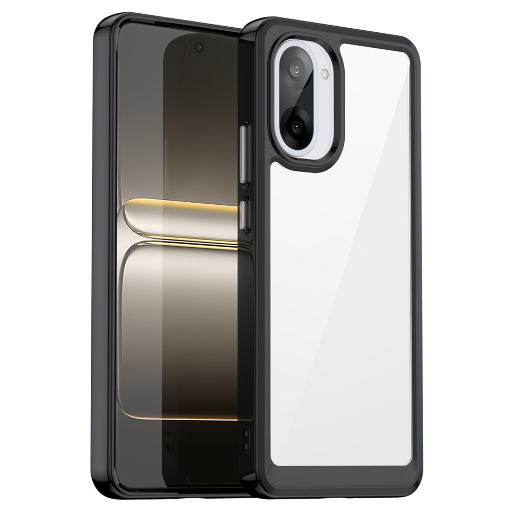OnePlus Ace 5 Racing / OnePlus Nord CE5 smart telefonskal i akryl - Svart