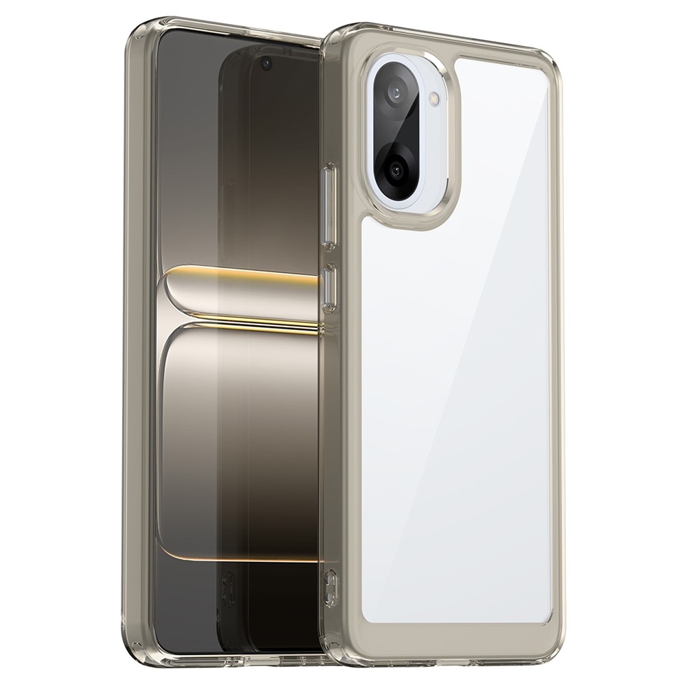 OnePlus Ace 5 Racing / OnePlus Nord CE5 smart telefonskal i akryl - Transparent Grå