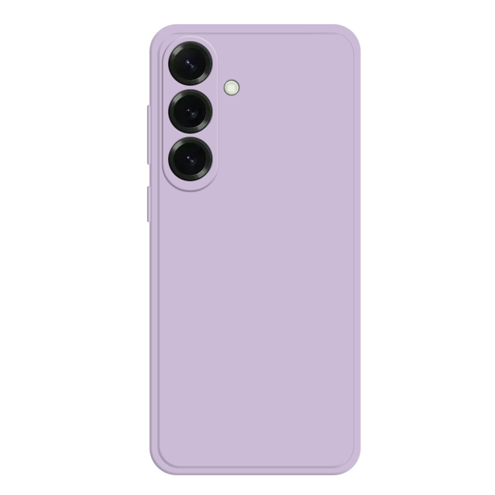 Mikrofiberfodrat Samsung Galaxy S26 Plus skal i mjukt gummi - Lila