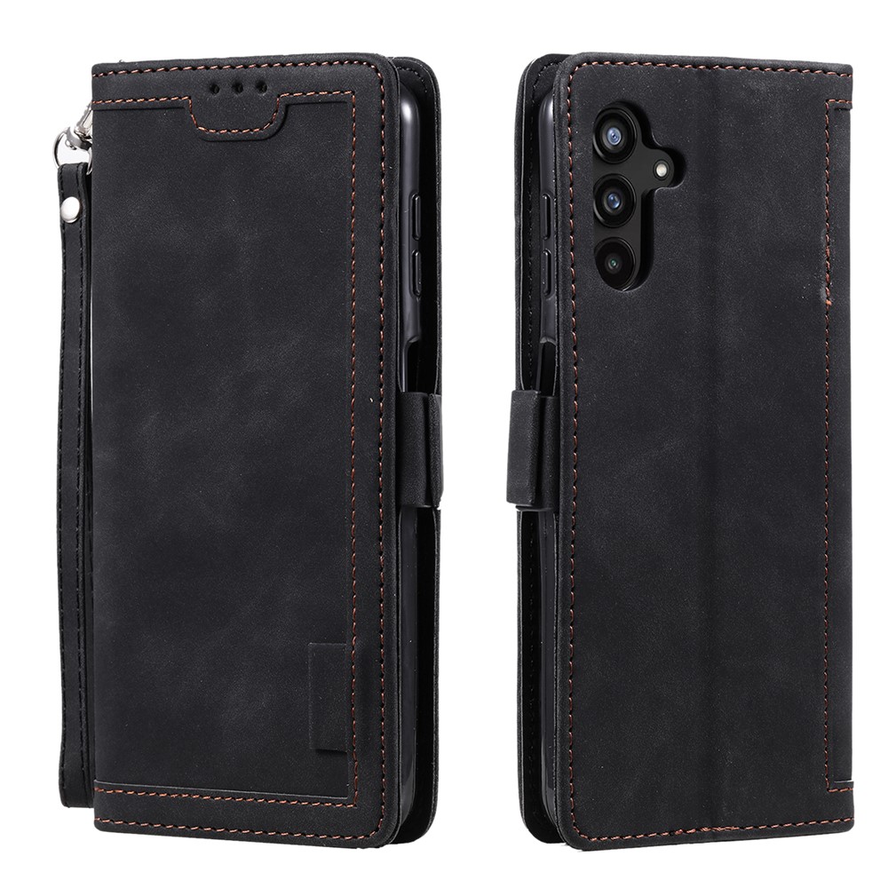 Suburbian läder Samsung Galaxy A27 fodral - Svart