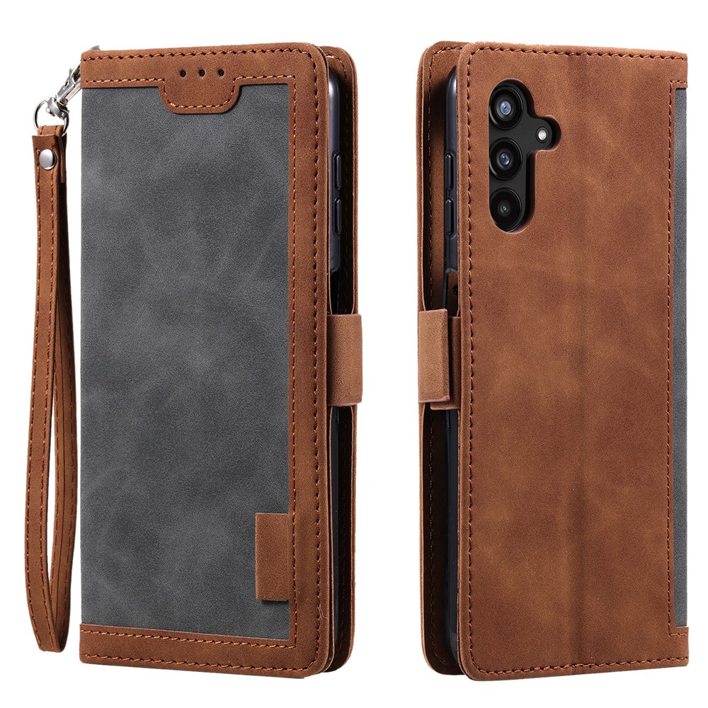 Suburbian läder Samsung Galaxy A27 fodral - Grå