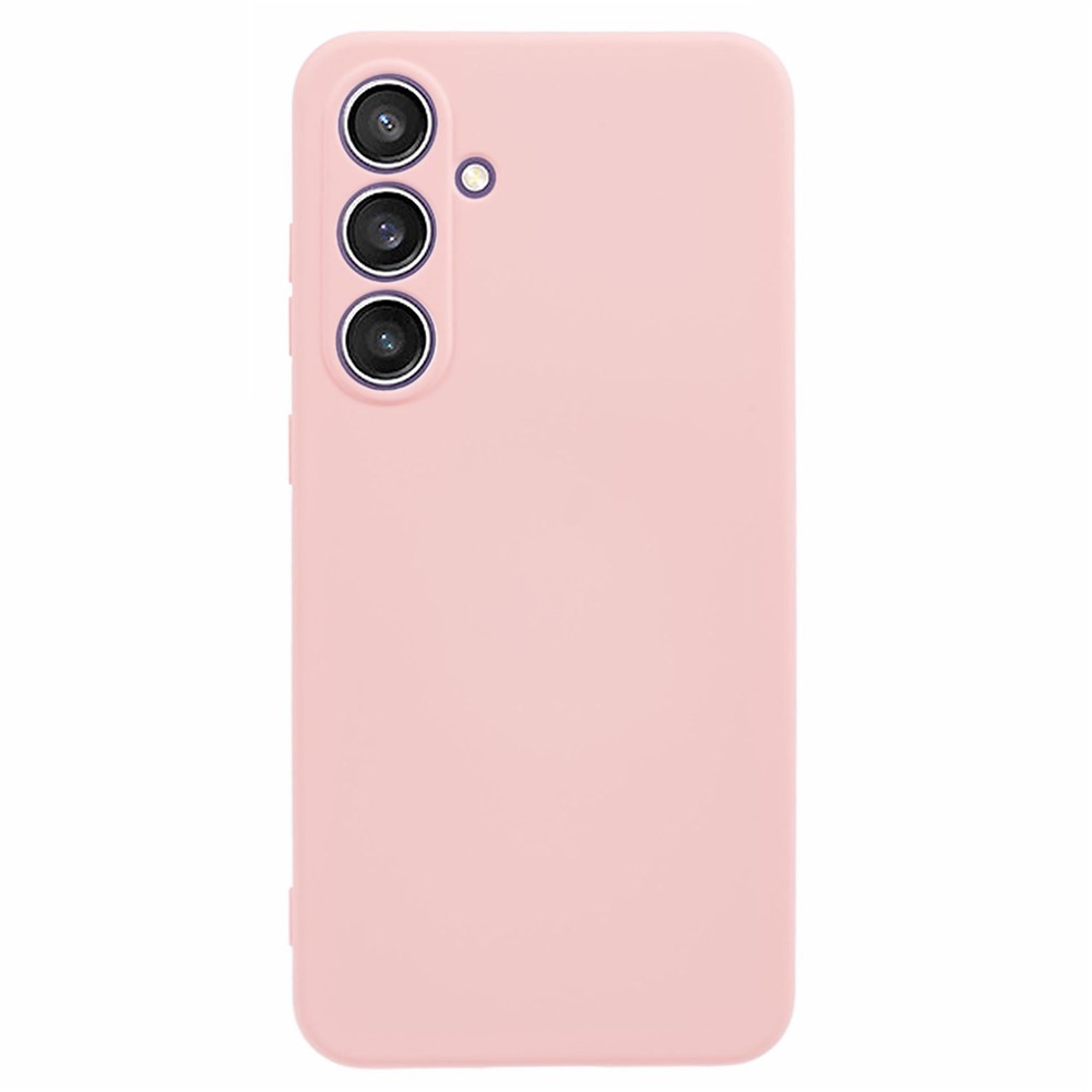 Mikrofiberfodrat Samsung Galaxy A37 skal i mjukt gummi - Rosa