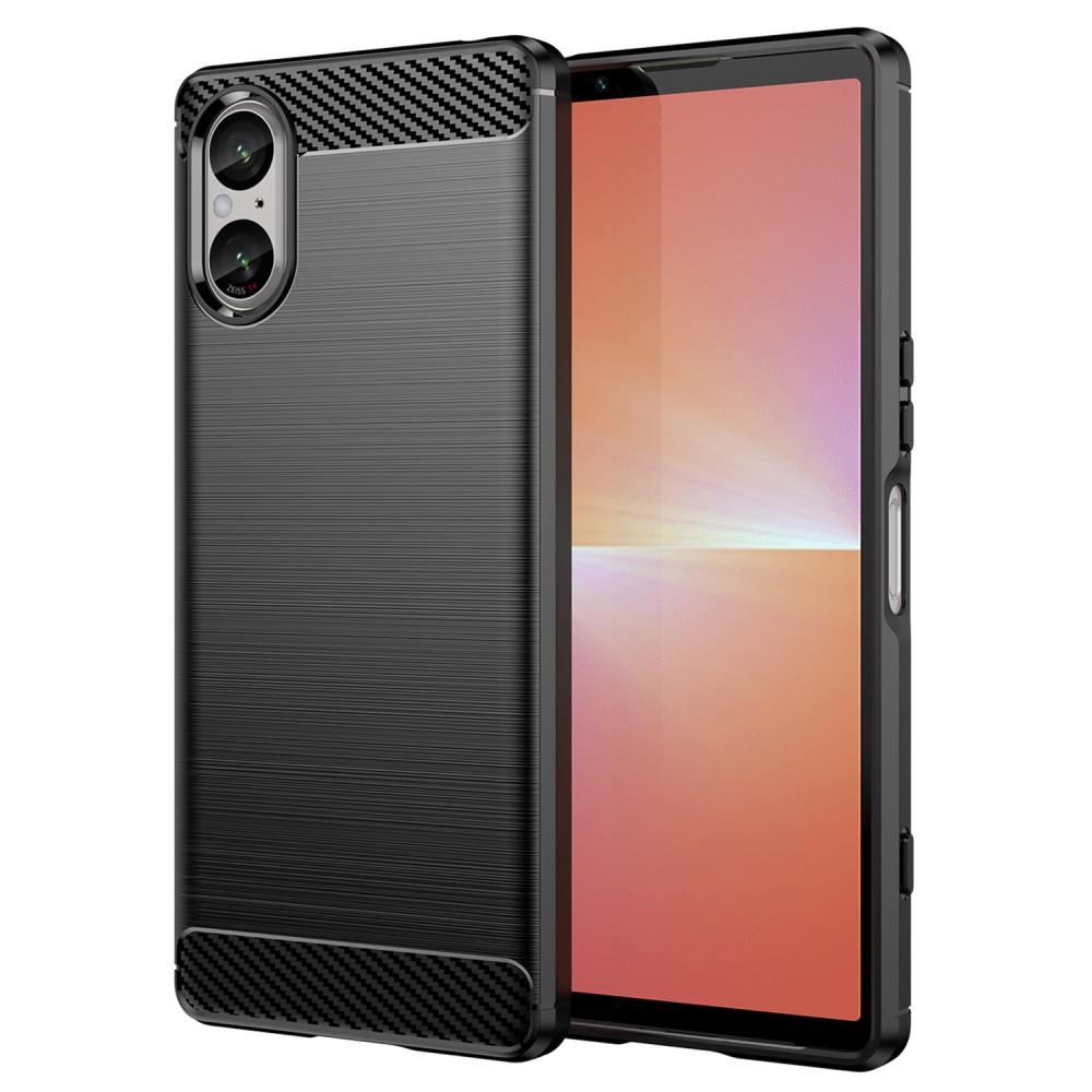 Carbon Flex Sony Xperia 5 V skal - Svart