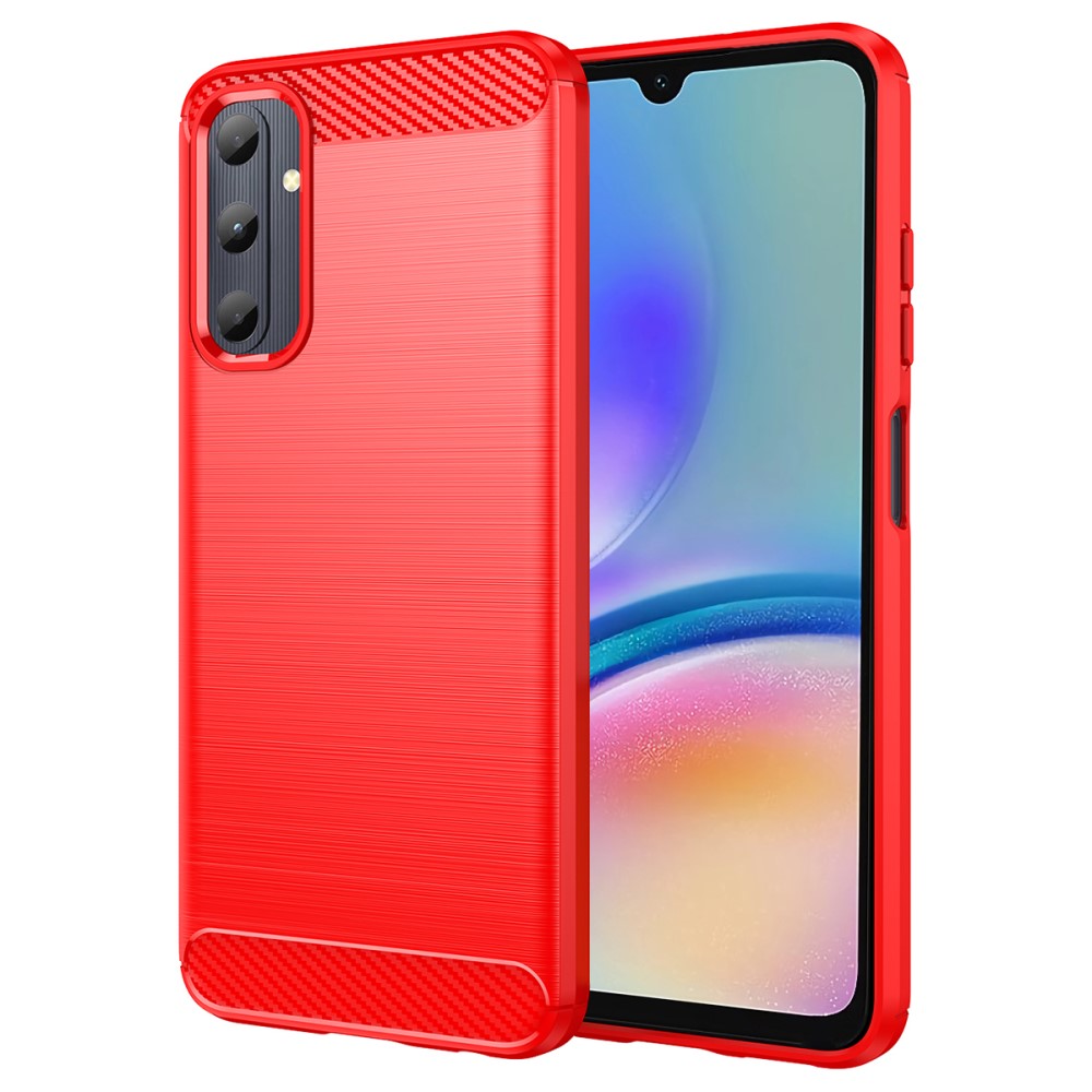 Carbon Flex Samsung Galaxy A05s skal - Röd