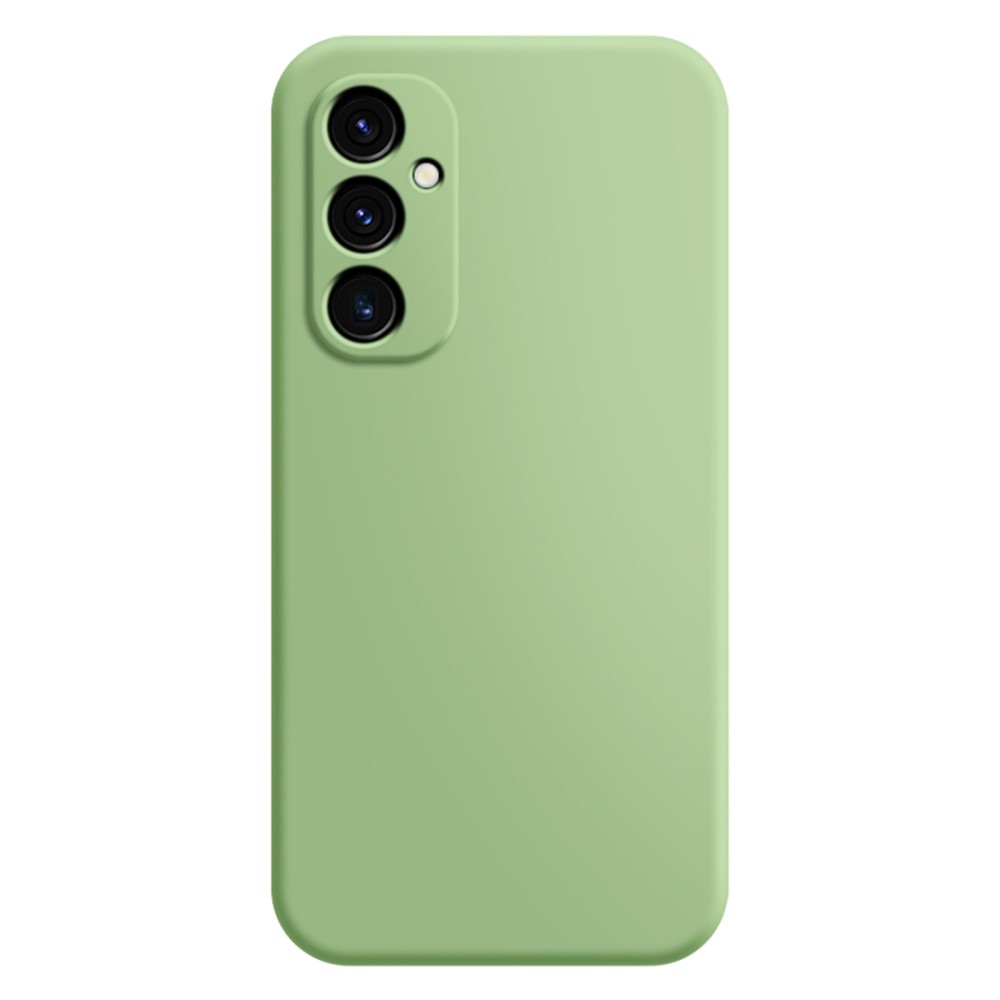 Mikrofiberfodrat Samsung Galaxy A25 skal i mjukt gummi - Grön