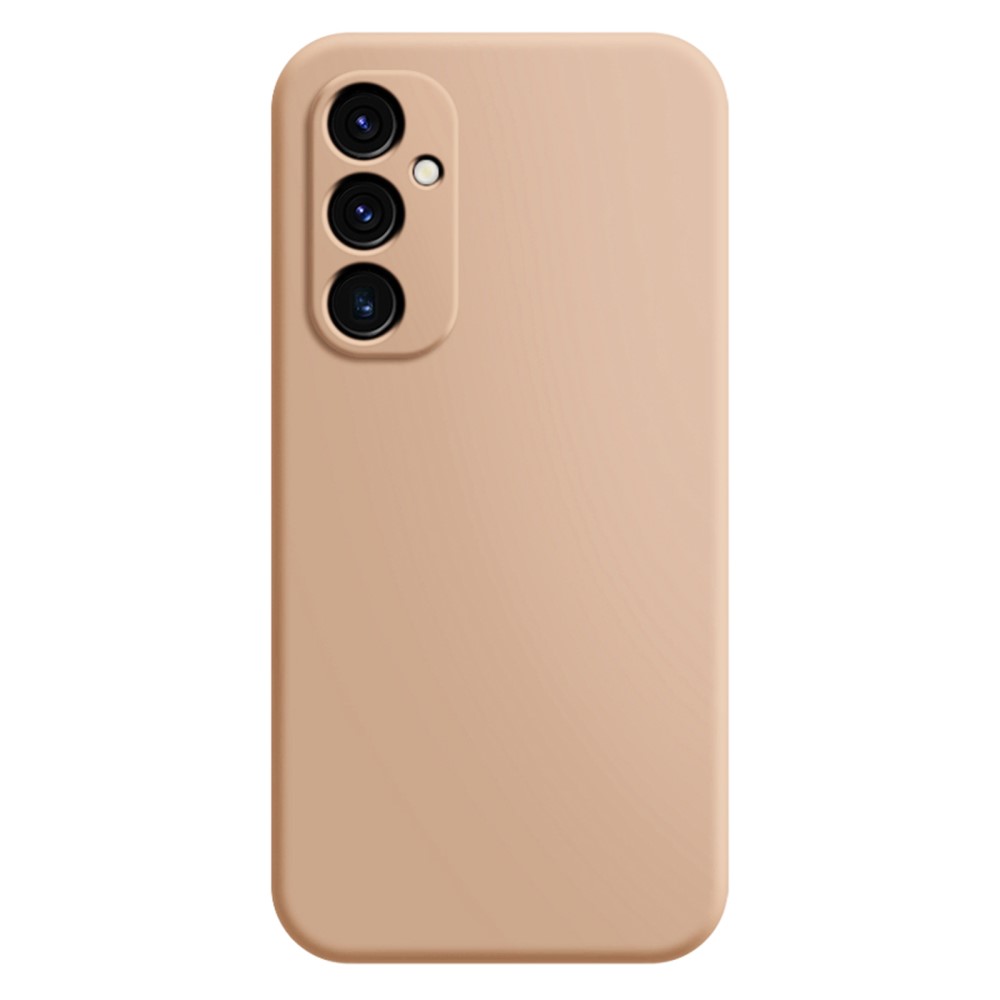 Mikrofiberfodrat Samsung Galaxy A25 skal i mjukt gummi - Orange