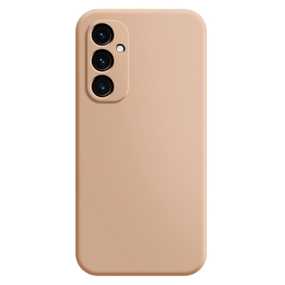 Mikrofiberfodrat Samsung Galaxy A05s skal i mjukt gummi - Orange
