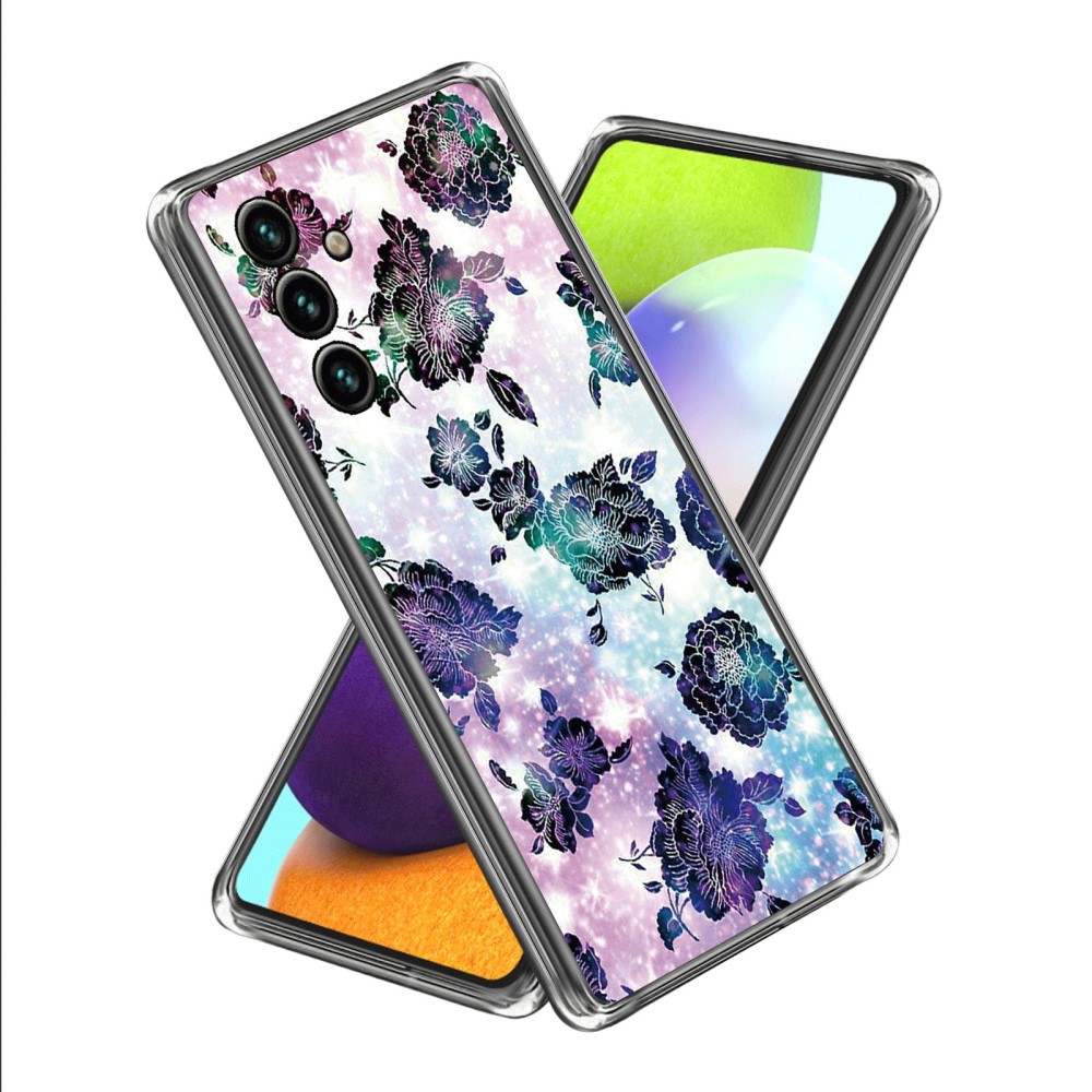 Deco Samsung Galaxy A35 skal - Lila Blommor