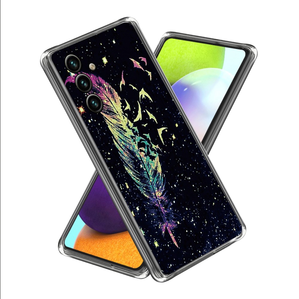 Deco Samsung Galaxy A35 skal - Fjäder