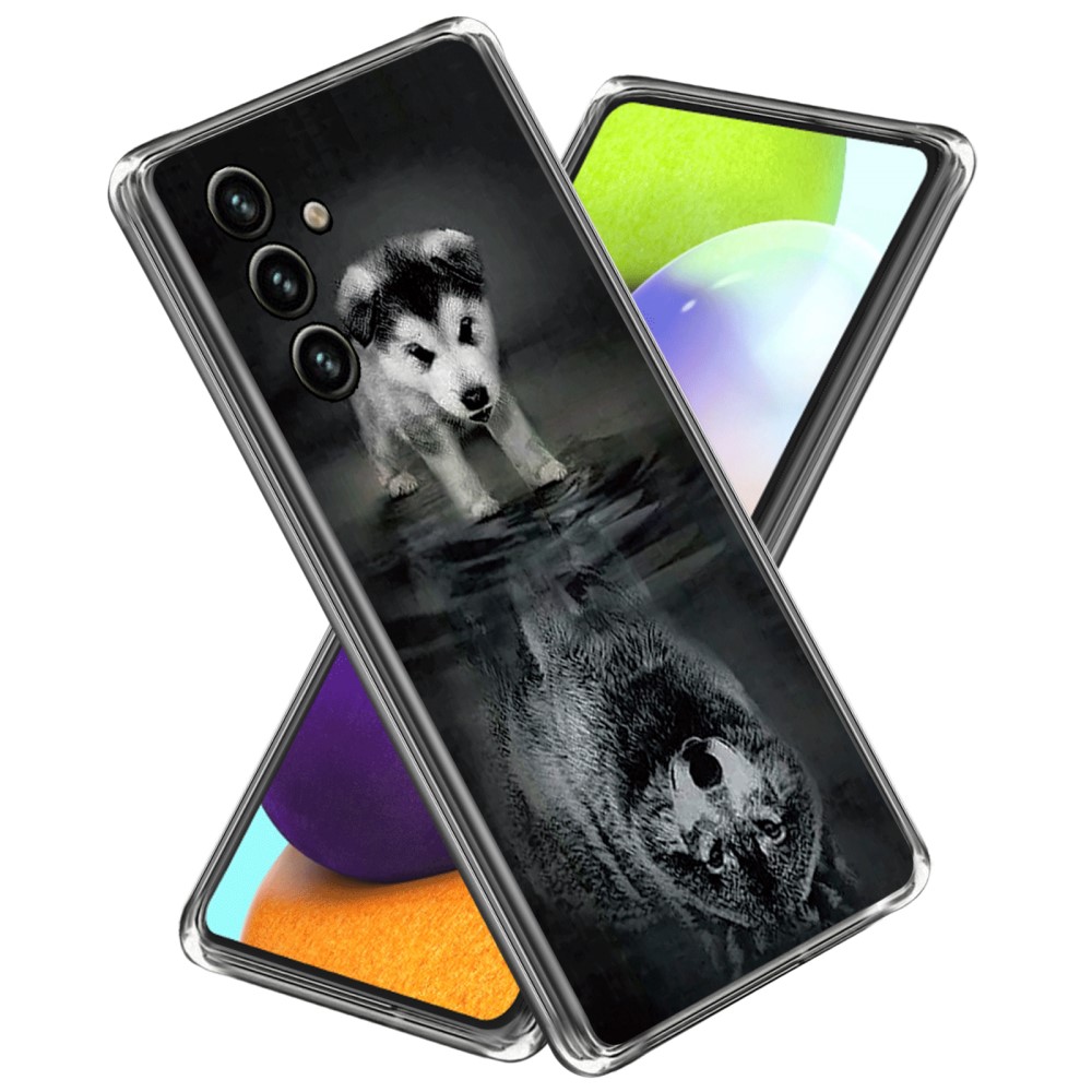 Deco Samsung Galaxy A55 skal - Hund Och Varg