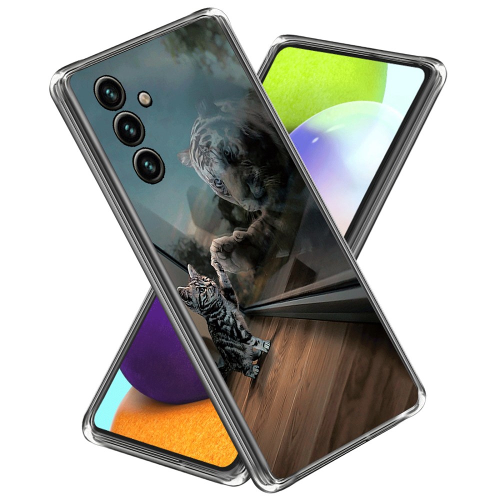 Deco Samsung Galaxy A55 skal - Spegel Katt