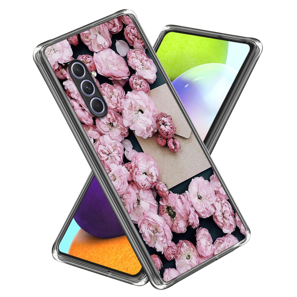 Deco Samsung Galaxy A54 skal - Rosa Blommor