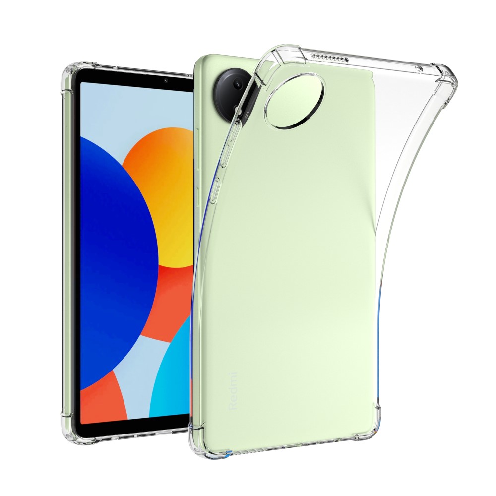 Xiaomi Redmi Pad SE 4G 8,7 tums fodral Fyra hörn stötsäkert genomskinligt flexibelt skydd för surfplatta