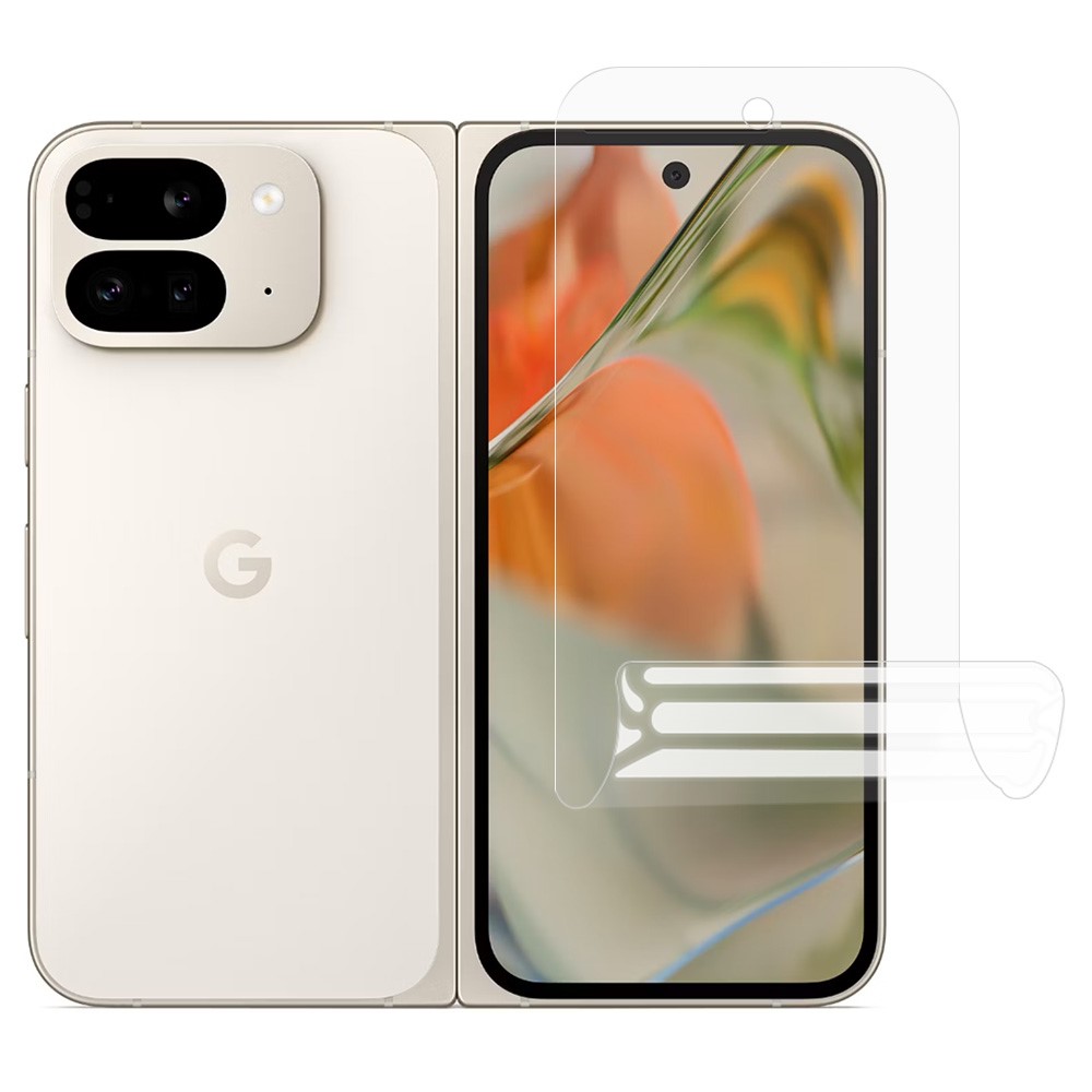 Google Pixel 9 Pro Fold 5G Flexibelt skärmskydd Anti-rep yttre främre skärmfilm