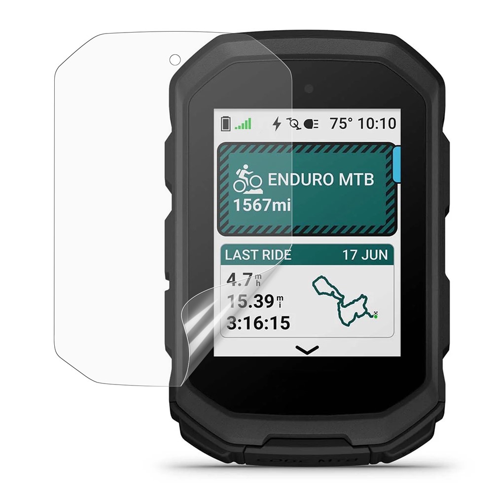 Garmin Edge MTB skärmskydd för cykel computer högupplöst mjuk film