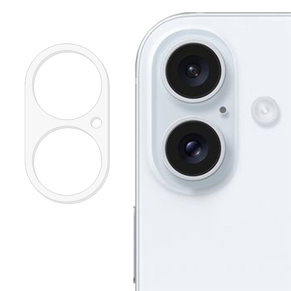 iPhone 17 kameralinsskydd Kristallklart, explosionssäkert härdat glas