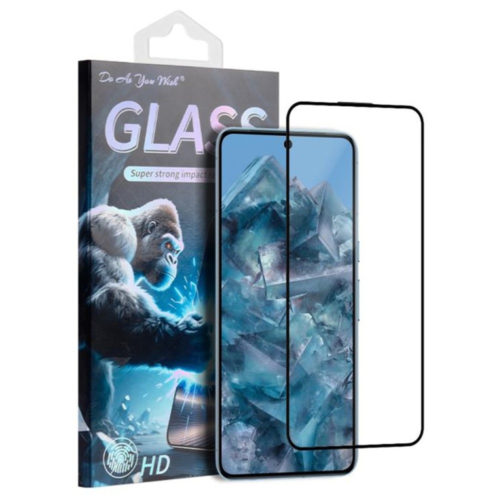DAY Google Pixel 8 Pro skärmskydd med silketryck, helhäftande, högkvalitativ aluminium-mjukplastglasfilm