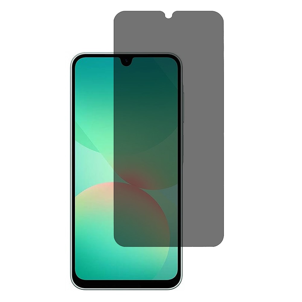 Samsung Galaxy A27 Anti Spy helskärmskydd med full limning, högkvalitativ aluminium-mjukplastglasfilm